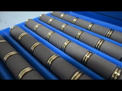 27KV 82.5PF Tegangan Tinggi Keramik Kondensator Pasir Ledakan Elektrod Dilengkapi Kinerja Tinggi