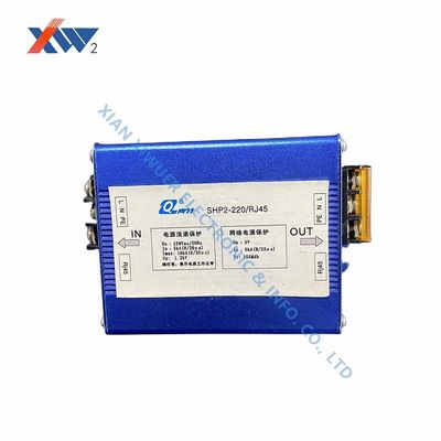 Harga bagus SHP2-220 RJ45 Perangkat Pelindung Lonjakan Dua Saluran Catu Daya Arester Terintegrasi Sinyal Jaringan on line