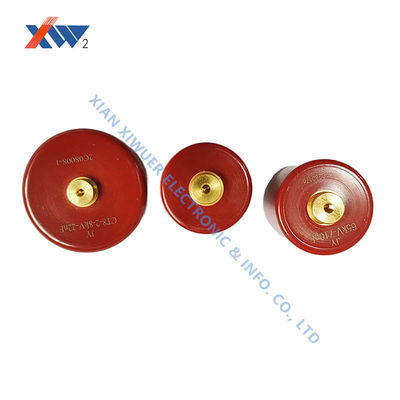 Harga bagus Cakram Terenkapsulasi Hv Ceramic Capacitor Doorknob Type 65KV 710pF 22nF kapasitor on line