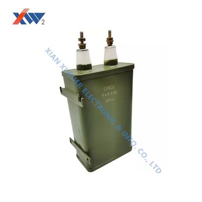 Harga bagus CH82X 3KVDC 6uF Kapasitor Daya Pulsa Struktur Tersegel Tegangan Tinggi on line