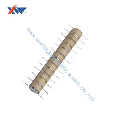 Harga bagus 15kV Kapasitor Keramik Tegangan Tinggi Rendah Loss Multiplier Capacitor String on line