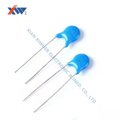 3KVAC 82PF Live Line Keramik Kondensator dengan Kerugian Dielektrik < 0,004 untuk High Voltage Switch Gear