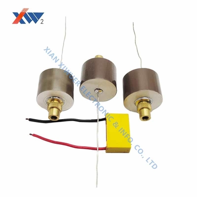 10KV 250pF 3P Tegangan Tinggi Kapasitor Keramik Urutan Nol Untuk Sensor Tegangan