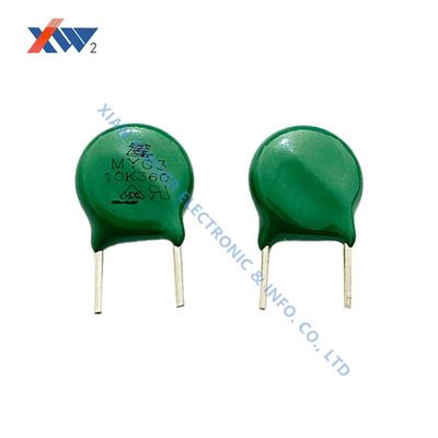Harga bagus Tipe Normal 125 °C Metal Oxide Varistor Sumber Daya Arrester MOV10D561 MYG3-10K360 on line