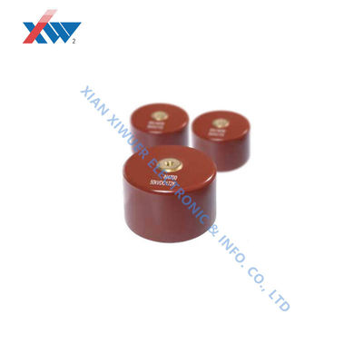Harga bagus Epoxy Resin Terenkapsulasi Kapasitor Keramik HV 10kV - 50kV 280pF 560 PF 8000pF on line