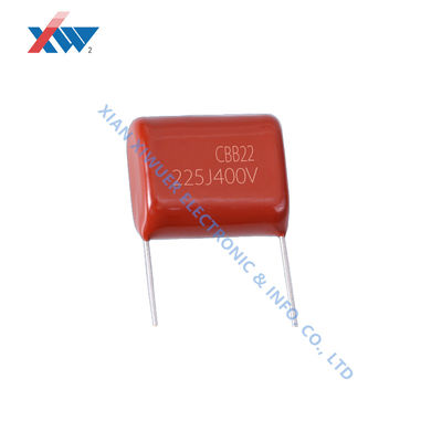 Harga bagus Kapasitor Film Polypropylene Metalisasi CBB21 / CBB22 250V 0,5uF on line