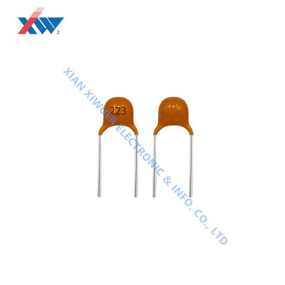 Harga bagus CT81 - 50V - 223 Kapasitor Keramik Multilayer / Monolitik Tegangan Tinggi on line