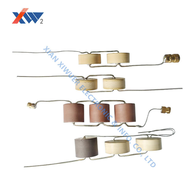 Tegangan Tinggi 40.5kVAC-100pF 4000V Kapasitor Keramik untuk isolator kapasitif