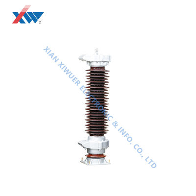Harga bagus Stasiun listrik Tipe 35KV Keramik yang bisa dilepas Outdoor High Voltage Zinc Oxide Arrester on line