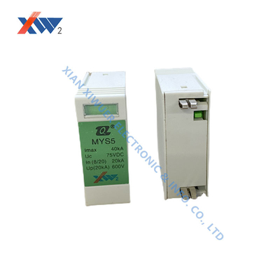 SPD MYS5 40kA 75V Surge Protective Device IP20 Untuk Melindungi Komunikasi Power 48V DC System