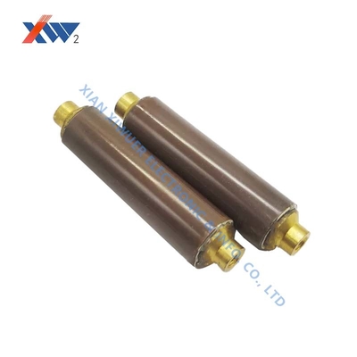 Kondensator saluran hidup tegangan tinggi 40.5kV 10pF kondensator mandrel tegangan tinggi untuk insulator