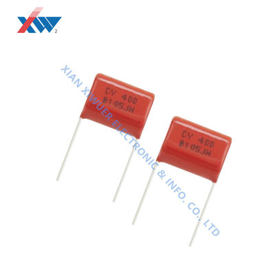 Harga bagus Kondensator film polipropilena logam 103J produsen kondensator film suhu tinggi 400VDC 0.01μF on line