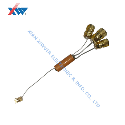 Transformator Instrumen Terintegrasi 24kVAC 50pF Kondensator Keramik Tegangan Tinggi Dengan Tahan Tes Tegangan Pada 50Hz