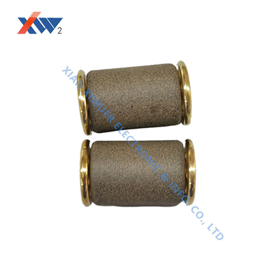 Premium Sand Blasted High Voltage Keramik Kondensator 27KV 80PF dengan Fitur Luar Biasa Sekrup Kacang M6