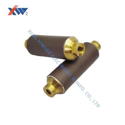 Kondensator Keramik Tegangan Tinggi 24kV 80pF dengan Kekuatan Dielektrik 2000VAC untuk Indikator Jalur Langsung