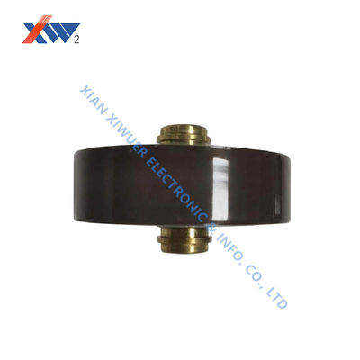 Low Dissipation High Voltage Doorknob Capacitor with High Withstanding Voltage and Insulation Resistance for RF Power Supply